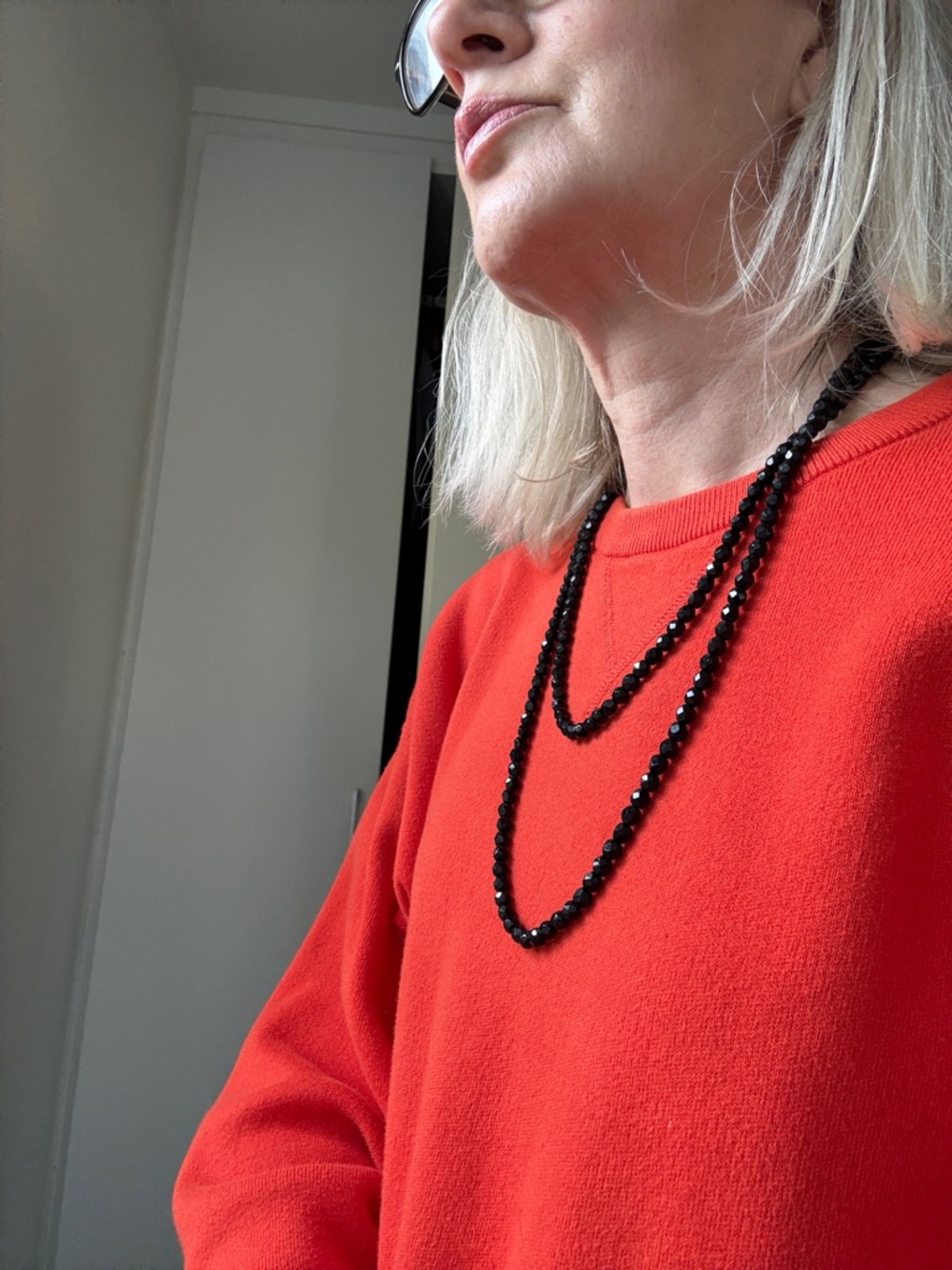 Classic Black Beaded Necklace - Women Jewelry